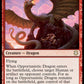 (134) Magic The Gathering Commander: Adventures in the Forgotten Realms Single: Opportunistic Dragon Holo Rare