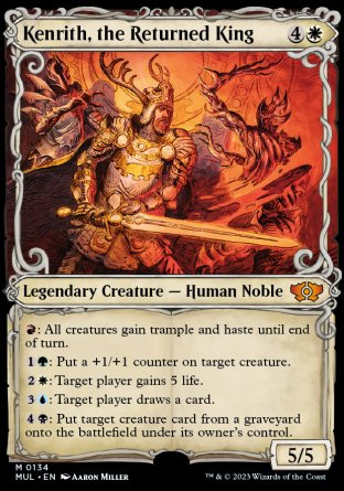 (134) Magic The Gathering Multiverse Legends Single: Kenrith, the Returned King (V.3)  Mythic