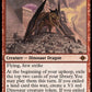 (134) Magic The Gathering The Lost Caverns of Ixalan Single: Bonehoard Dracosaur Holo Mythic