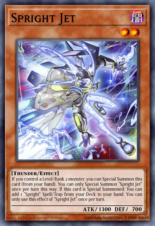 (076) YuGiOh TCG BLTR: Battles of Legend: Terminal Revenge Single: Spright Jet  Ultra Rare