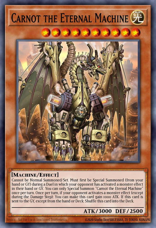 (024) YuGiOh TCG PHNI: Phantom Nightmare Single: Carnot the Eternal Machine (V.2 - Quarter Century Secret Rare)  Quarter Century Secret Rare