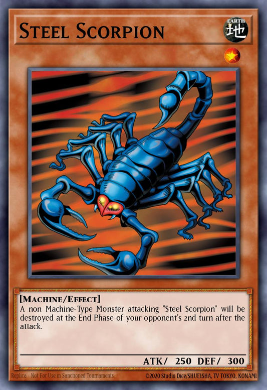 (029) YuGiOh TCG MRD: Metal Raiders Single: Steel Scorpion (V.2 - Common)  Common