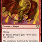 (135) Magic The Gathering Dominaria Remastered Single: Shivan Dragon Holo Rare