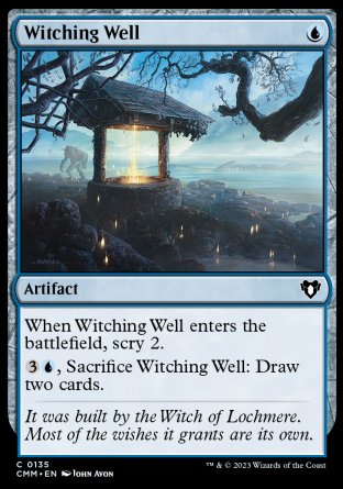 (135) Magic The Gathering Commander Masters Single: Witching Well  Common