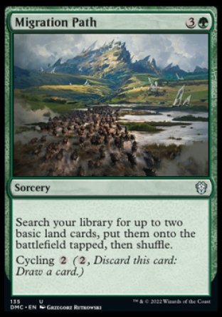 (135) Magic The Gathering Commander: Dominaria United Single: Migration Path  Uncommon