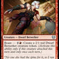 (135/285) Magic The Gathering Kaldheim Single: Fearless Liberator Holo Uncommon