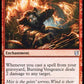 (135) Magic The Gathering Commander 2019 Single: Burning Vengeance  Uncommon