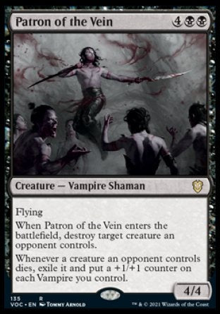 (135) Magic The Gathering Commander: Innistrad: Crimson Vow Single: Patron of the Vein  Rare