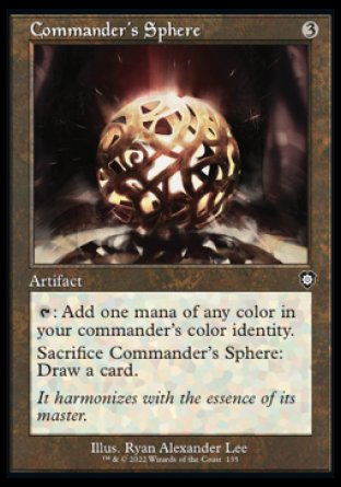 (135) Magic The Gathering Commander: The Brothers' War Single: Commander's Sphere  Common