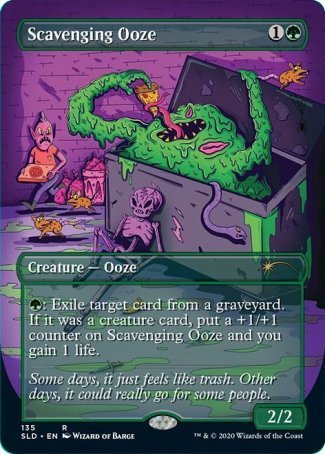 (135) Magic The Gathering Secret Lair Drop Series Single: Scavenging Ooze  Rare