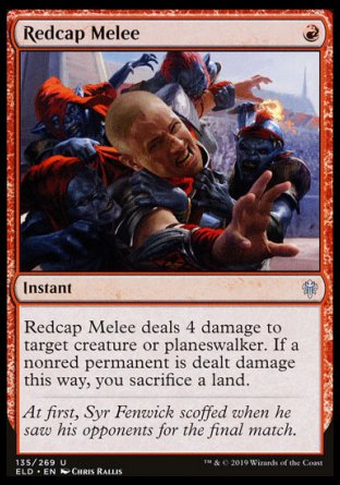 (135/269) Magic The Gathering Throne of Eldraine Single: Redcap Melee  Uncommon