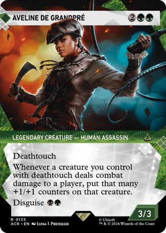 (135) Magic The Gathering Universes Beyond: Assassin's Creed: Extras Single: Aveline de Grandpr������ (V.1)  Holo Rare