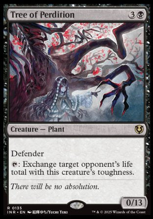 (135) Magic The Gathering Innistrad Remastered Single: Tree of Perdition  Rare