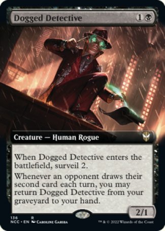 (136) Magic The Gathering Commander: Streets of New Capenna: Extras Single: Dogged Detective  Rare