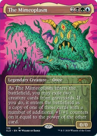 (136) Magic The Gathering Secret Lair Drop Series Single: The Mimeoplasm  Mythic