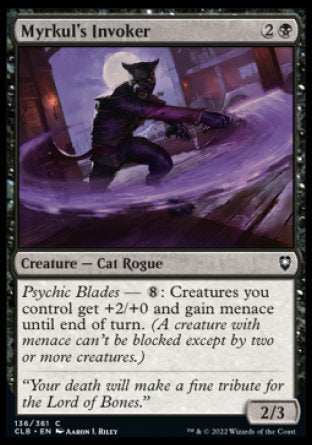 (136) Magic The Gathering Commander Legends: Battle for Baldur's Gate Single: Myrkul's Invoker  Common