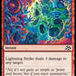 (136) Magic The Gathering Aetherdrift Single: Lightning Strike  Common