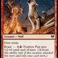 (136/285) Magic The Gathering Kaldheim Single: Fearless Pup Holo Common
