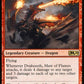 (136/280) Magic The Gathering Core 2020 Single: Drakuseth, Maw of Flames  Rare