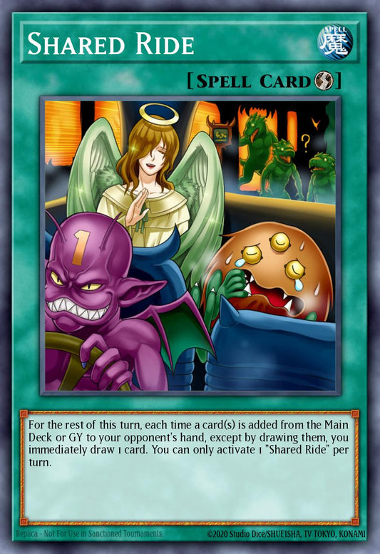 (231) YuGiOh TCG MP14: 2014 Mega-Tins Mega-Pack Single: Shared Ride  Secret Rare
