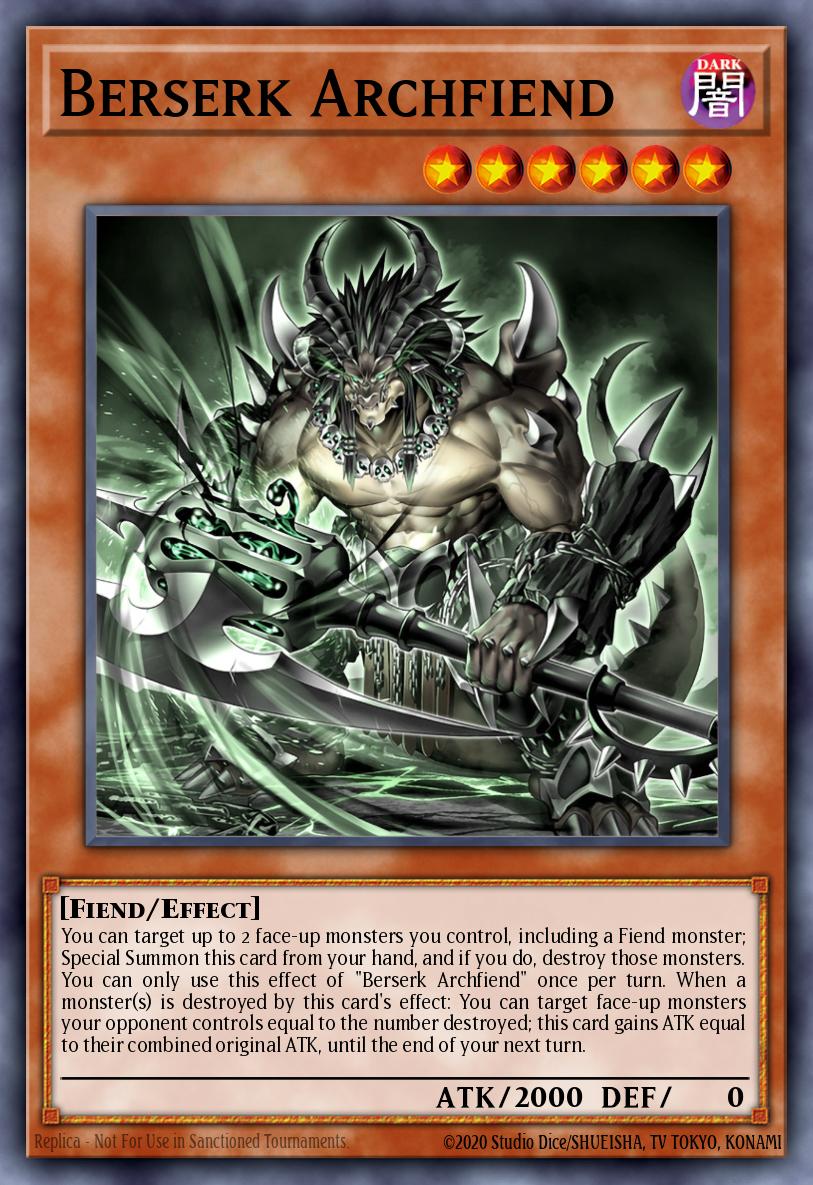 (027) YuGiOh TCG PHNI: Phantom Nightmare Single: Berserk Archfiend  Common