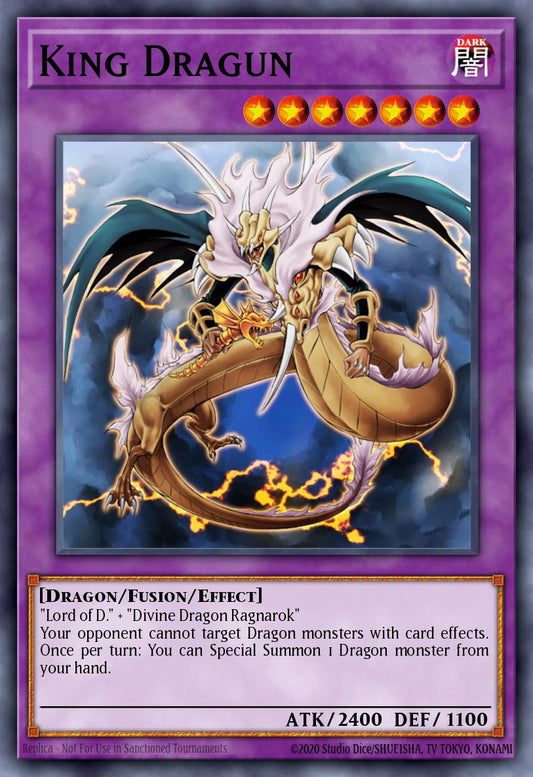 (077) YuGiOh TCG DUOV: Duel Overload Single: King Dragun  Ultra Rare