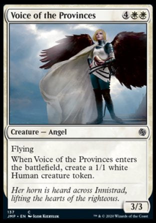 (137) Magic The Gathering Jumpstart Single: Voice of the Provinces  Common