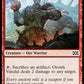 (137/332) Magic The Gathering Double Masters Single: Orcish Vandal  Common