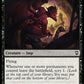 (137) Magic The Gathering Commander Legends: Battle for Baldur's Gate Single: Nefarious Imp Holo Common
