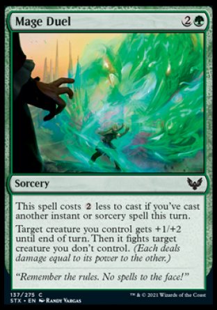 (137) Magic The Gathering Strixhaven: School of Mages Single: Mage Duel Holo Common