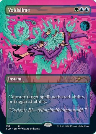 (137) Magic The Gathering Secret Lair Drop Series Single: Voidslime  Rare