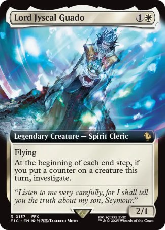 (137) Magic The Gathering Commander: Magic: The Gathering - FINAL FANTASY: Extras Single: Lord Jyscal Guado Holo Rare