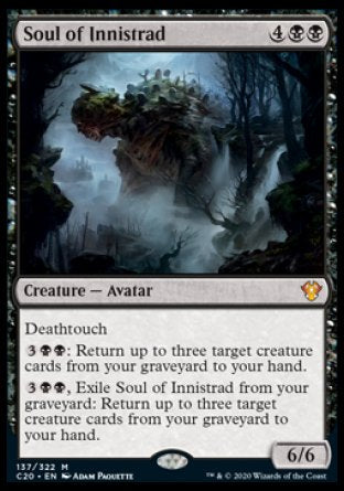 (137/322) Magic The Gathering Commander: Ikoria Single: Soul of Innistrad  Mythic