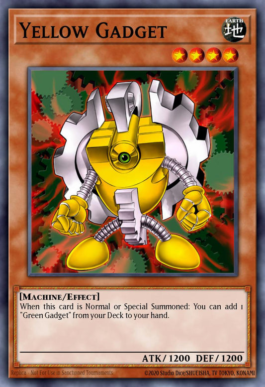 (013) YuGiOh TCG MP24: 25th Anniversary Tin: Dueling Mirrors Single: Yellow Gadget  Quarter Century Secret Rare