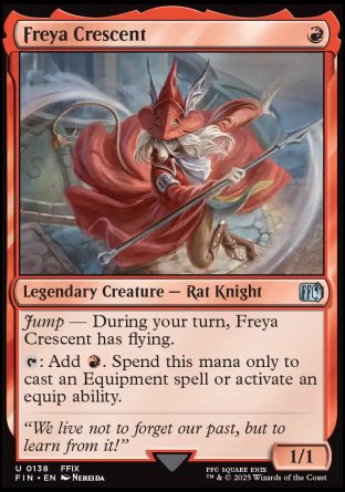 (138) Magic The Gathering Magic: The Gathering - FINAL FANTASY Single: Freya Crescent  Uncommon