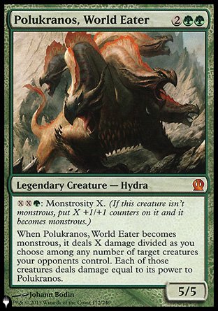 (172) Magic The Gathering The List Single: Polukranos, World Eater  Mythic