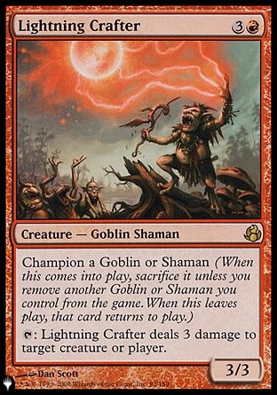 (093) Magic The Gathering The List Single: Lightning Crafter  Rare