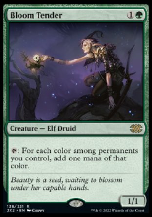 (138) Magic The Gathering Double Masters 2022 Single: Bloom Tender  Rare