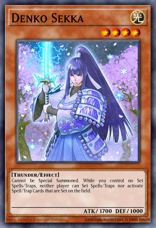 (136) YuGiOh TCG MP25: 2025 Mega-Pack Tin Single: Denko Sekka  Secret Rare