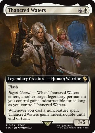 (139) Magic The Gathering Commander: Magic: The Gathering - FINAL FANTASY: Extras Single: Thancred Waters Holo Rare