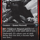 (139) Magic The Gathering Innistrad: Double Feature Single: Fangblade Brigand // Fangblade Eviscerator Holo Uncommon