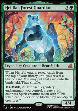 (139) Magic The Gathering Magic: The Gathering | Avatar: The Last Airbender: Eternal Single: Hei Bai, Forest Guardian (V.1)  Mythic