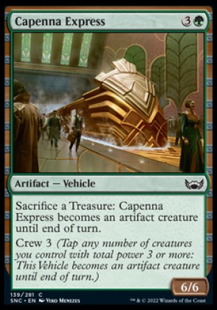 (139) Magic The Gathering Streets of New Capenna Single: Capenna Express Holo Common
