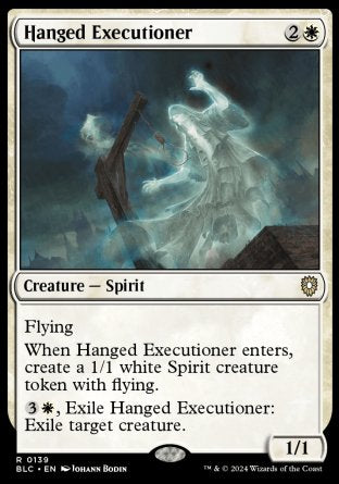 (139) Magic The Gathering Commander: Bloomburrow Single: Hanged Executioner  Rare
