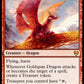 (139) Magic The Gathering Kaldheim: Promos Single: Goldspan Dragon (V.1) Holo Mythic