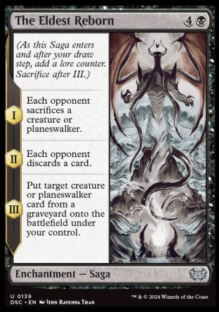 (139) Magic The Gathering Commander: Duskmourn: House of Horror Single: The Eldest Reborn  Uncommon