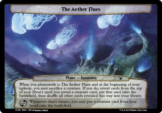 (139) Magic The Gathering Commander: March of the Machine Single: The Aether Flues  Common