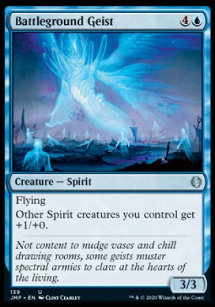 (139) Magic The Gathering Jumpstart Single: Battleground Geist  Uncommon