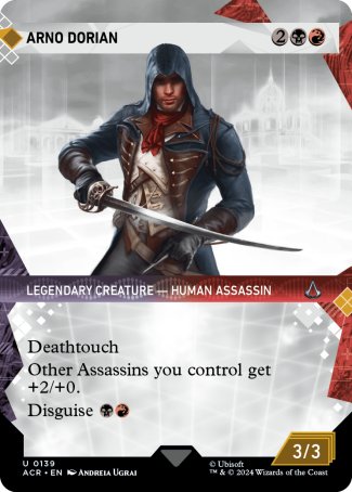 (139) Magic The Gathering Universes Beyond: Assassin's Creed: Extras Single: Arno Dorian (V.1)  Uncommon