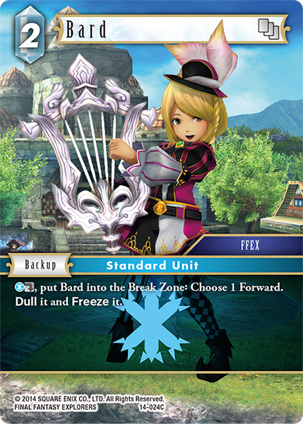 (024) Final Fantasy TCG Opus XIV: Crystal Abyss Single: Bard (14-024)  Common